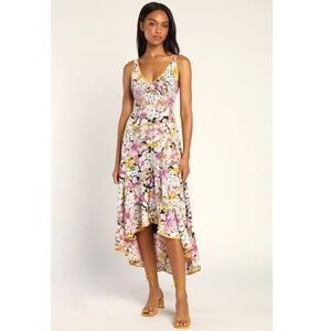 Elegant hi-low dress